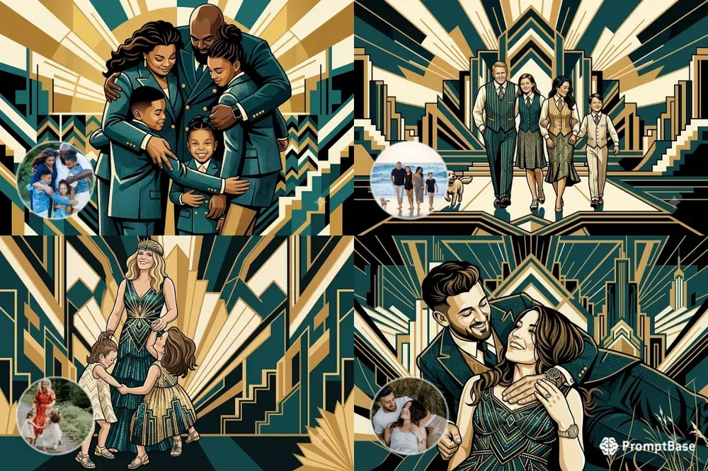 Art Deco Glamour Portraits