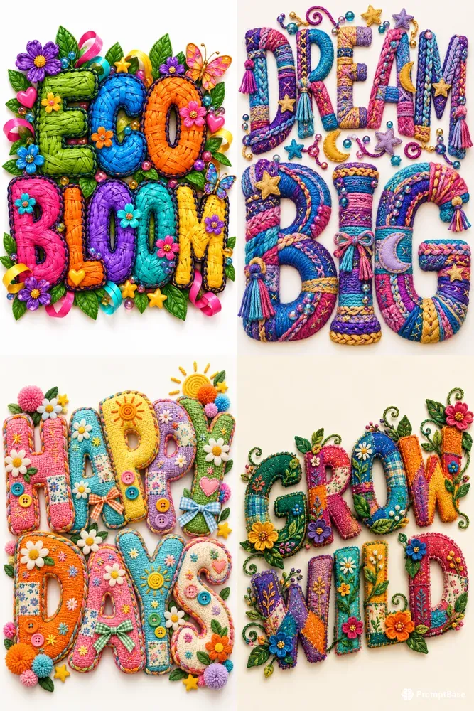 Handmade Craft Typography Posters