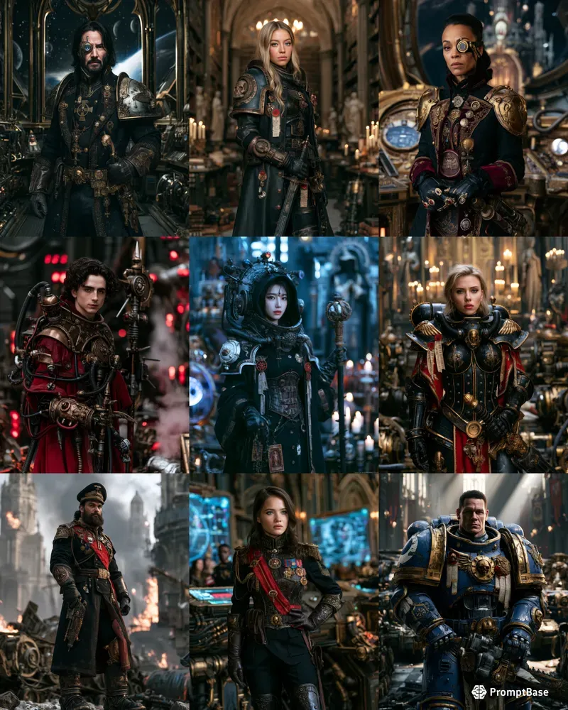 Your Photos As Warhammer 40k Heroes
