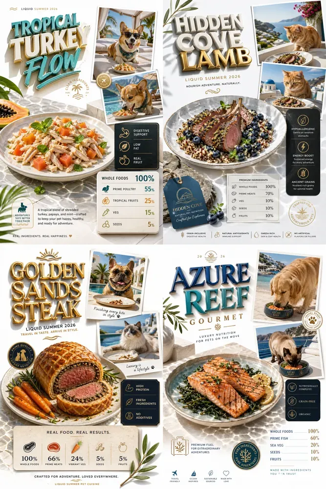 Summer Ads For Bespoke Pet Meals