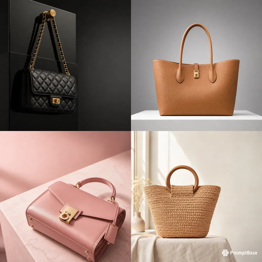 Luxury Handbag Studio Photography