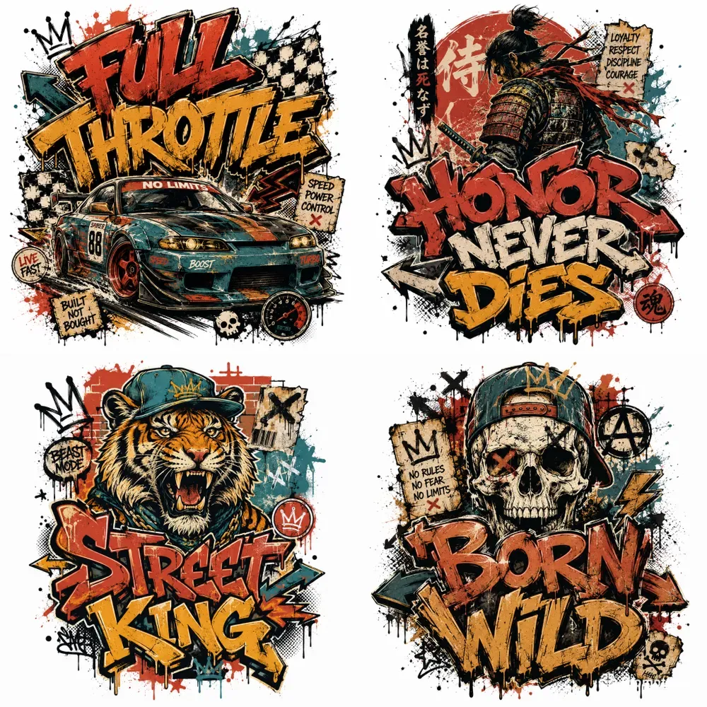 Neo Vintage Graffiti Tee Creators