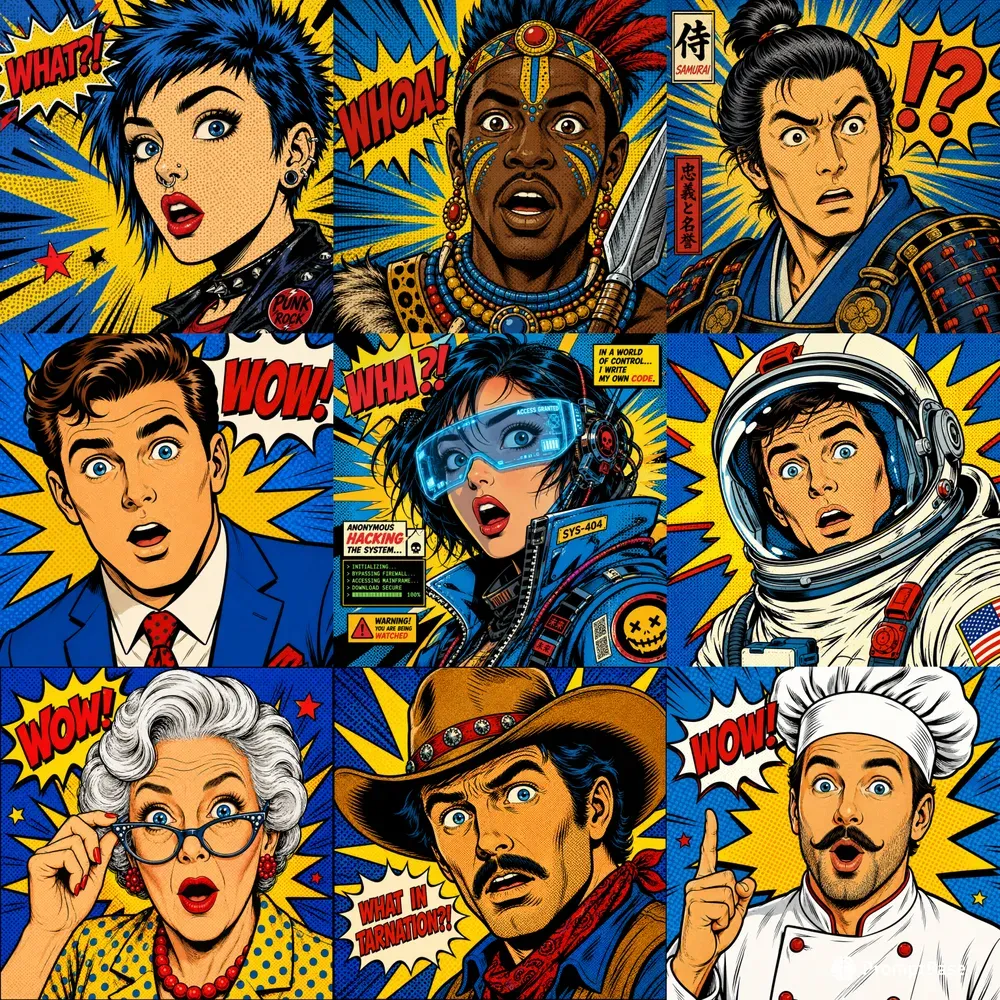 Retro Pop Art Portrait Creators