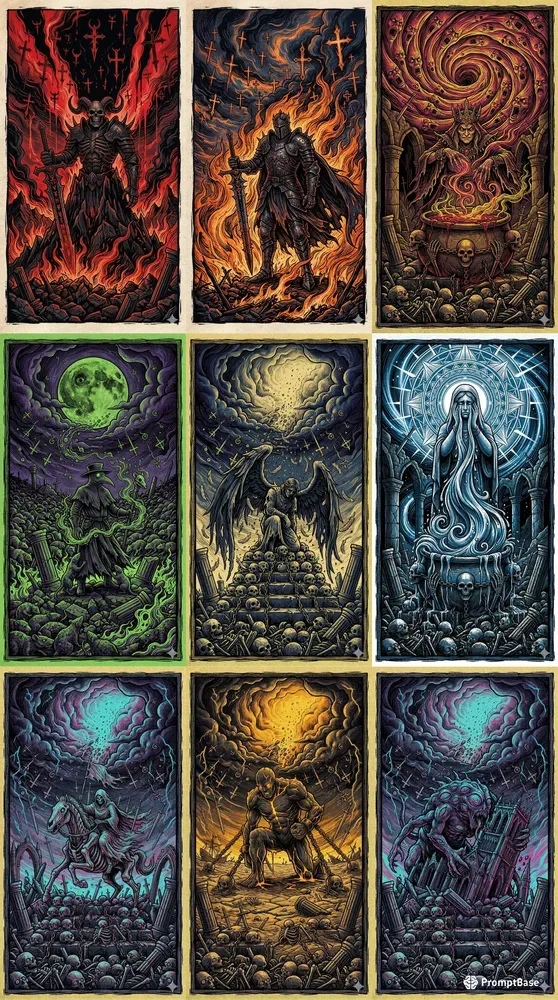 Apocalyptic Fantasy Etchings