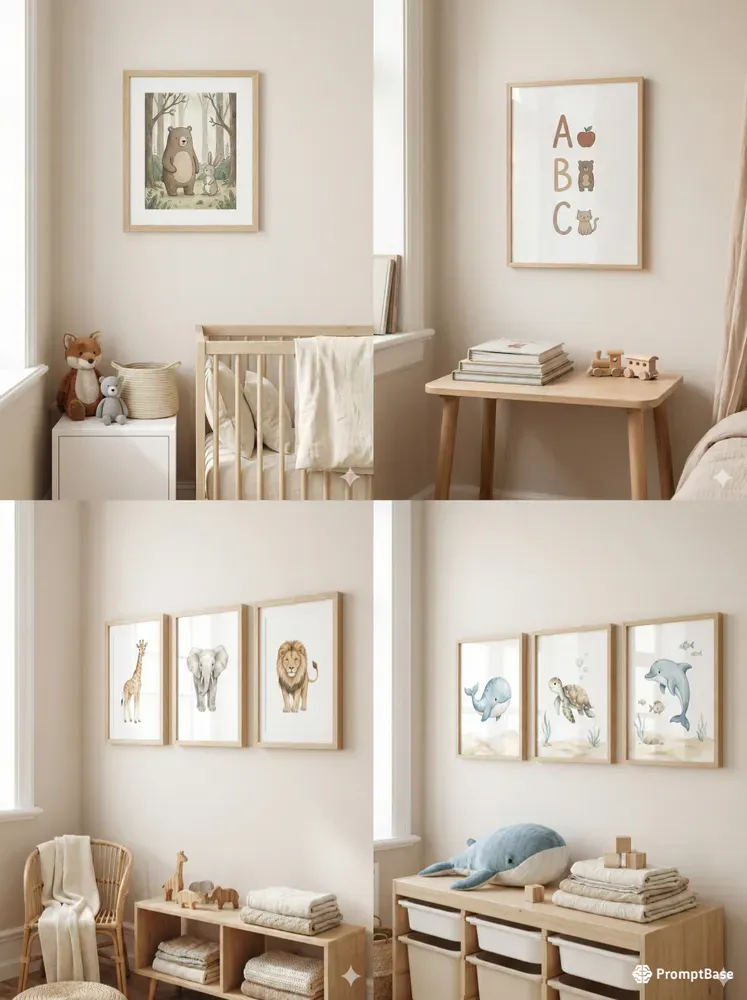 Nursery Wall Art Mockups
