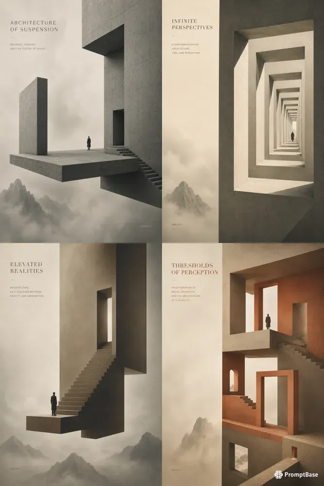 Architectural Surrealism Posters