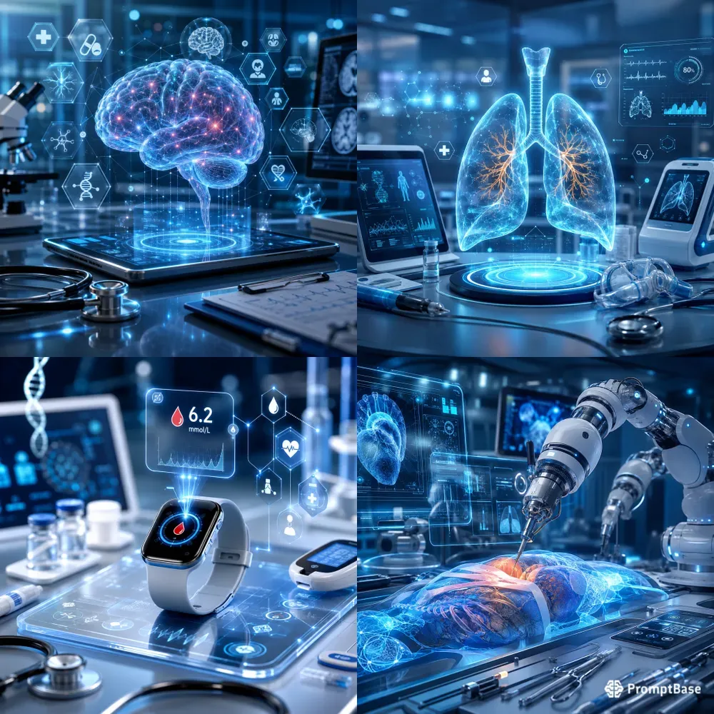 Dreamlike Futuristic Health Interfaces