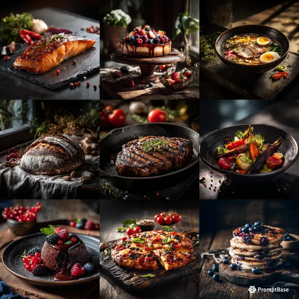 Dark Moody Food Photography