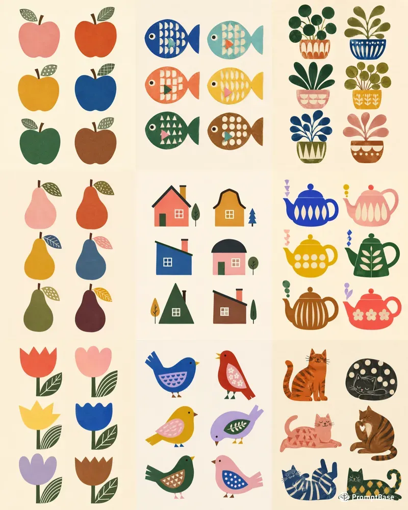 Colorful Etsy Wall Art Prints