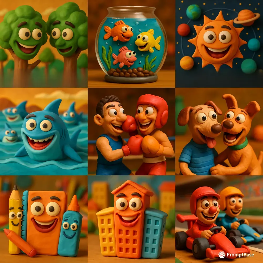 Childrens Stopmotion Clay Animations