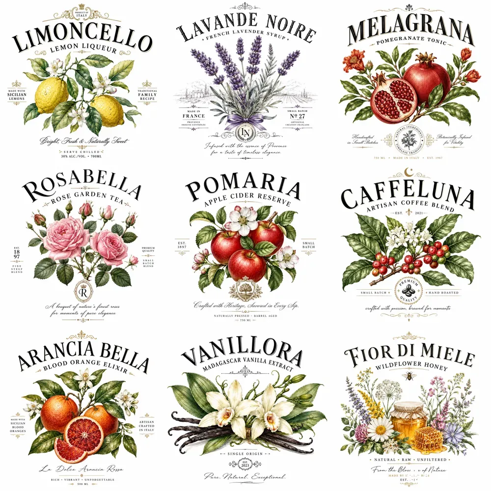 Vintage Botanical Label Generator