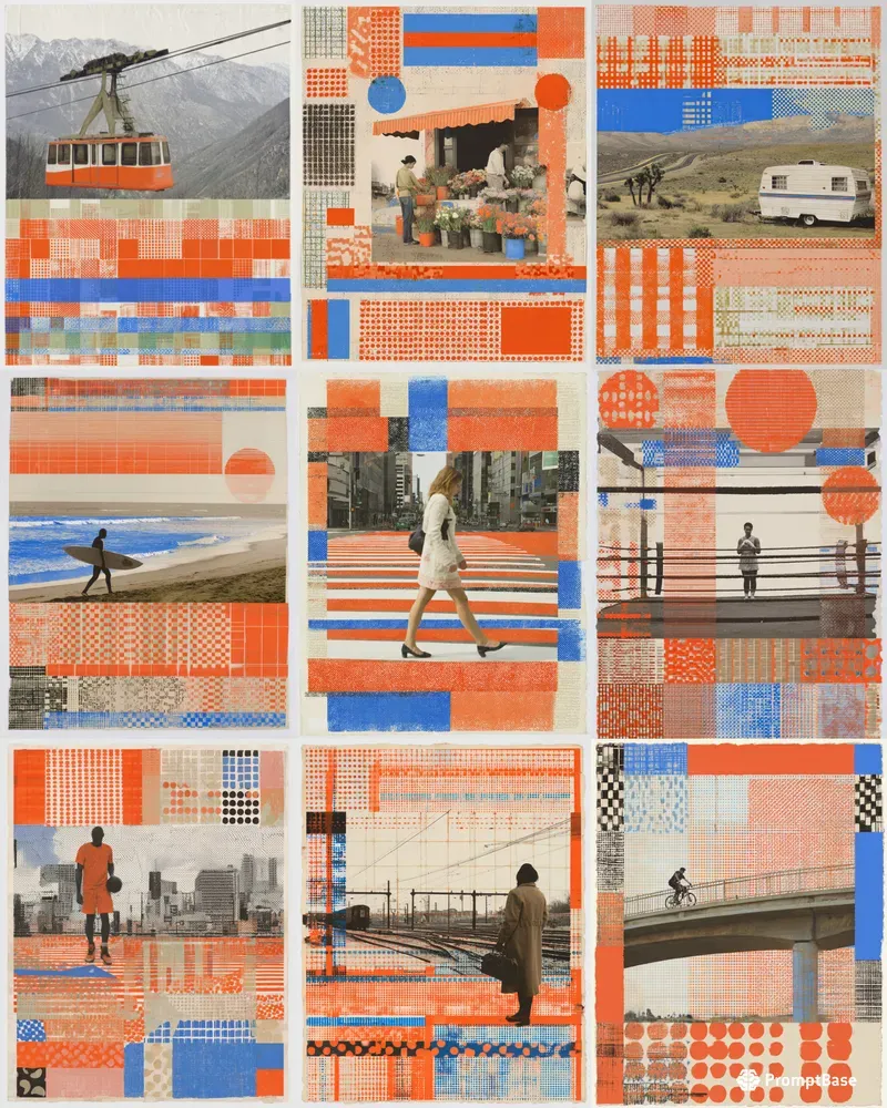 Editorial Collage Poster Prints