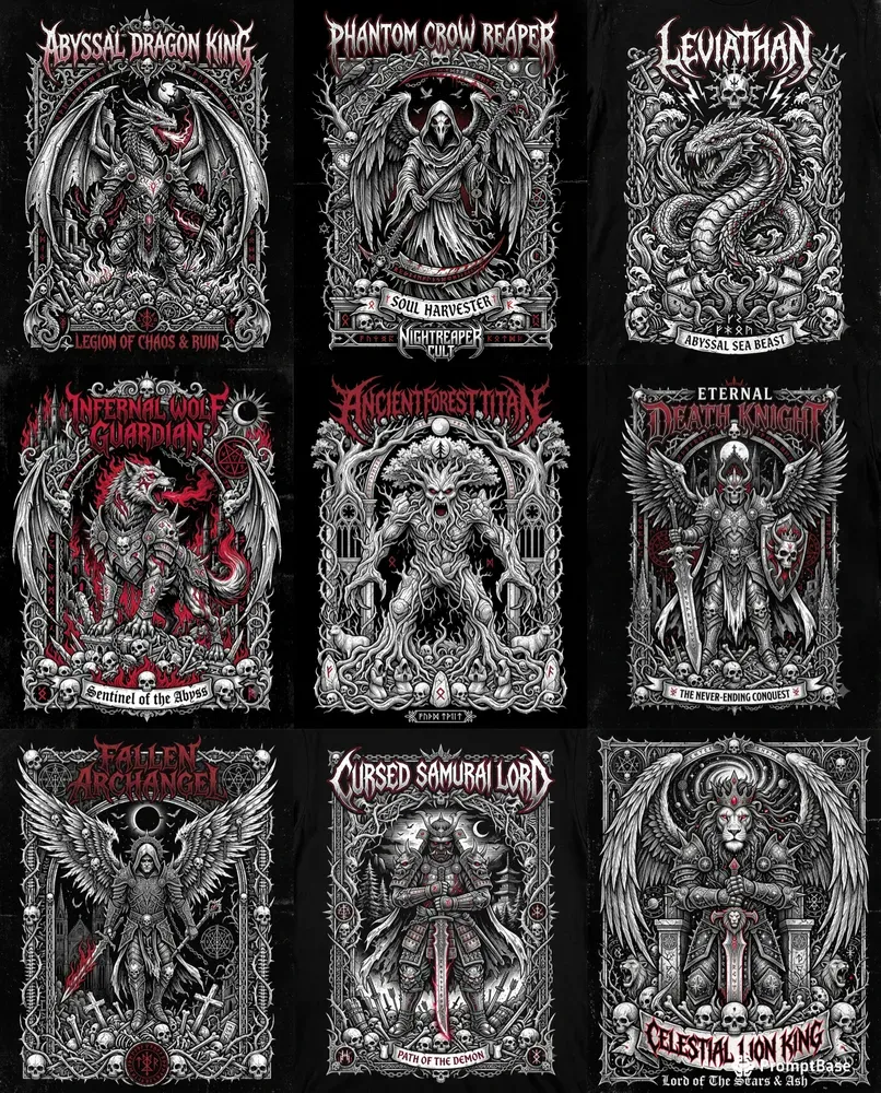 Dark Fantasy Metal Designs