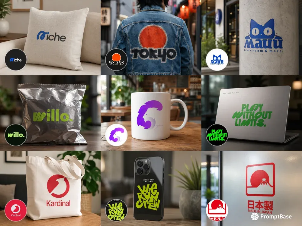 Realistic Logo Mockups On Any Surface