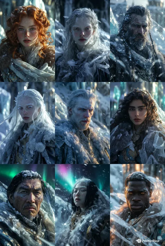 Arctic Ice Sovereign Portraits