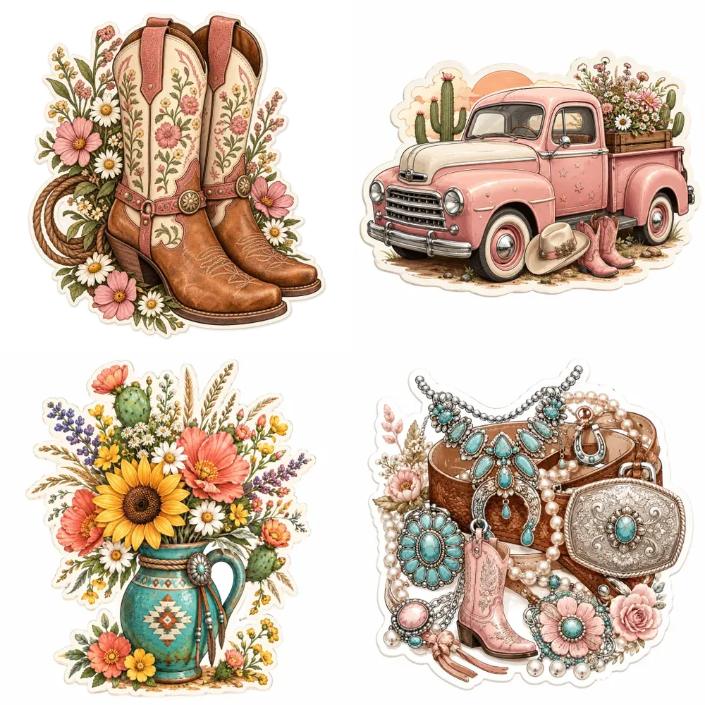 Cowgirl Charm Sticker Sets