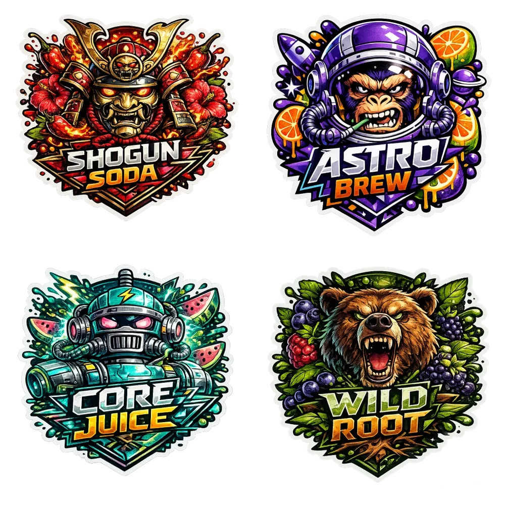 Craft Beer Label Slap Sticker Assets
