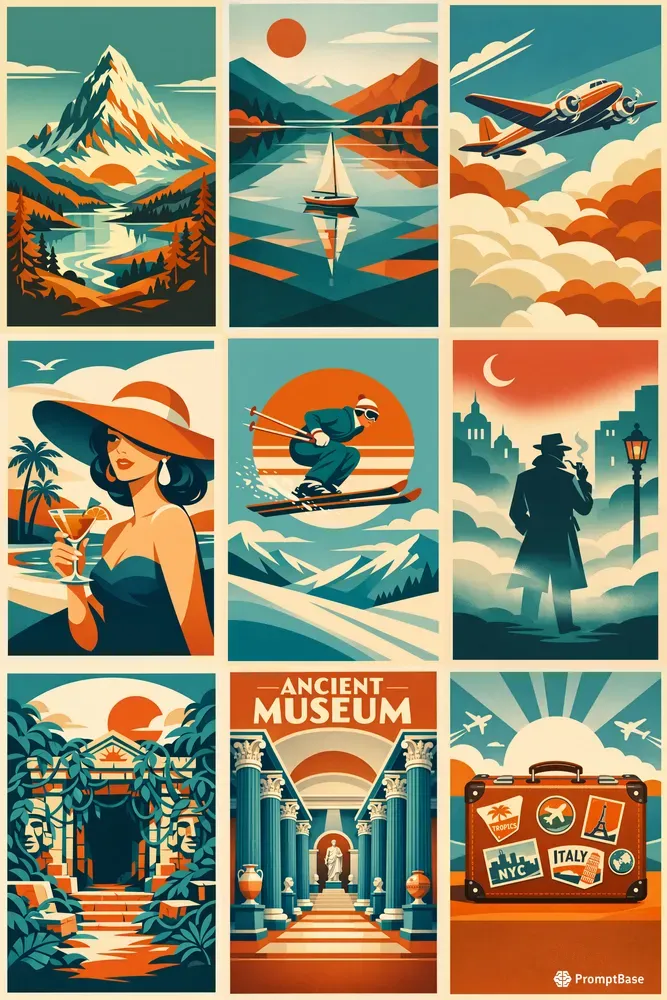 Timeless Voyage Vector Collections