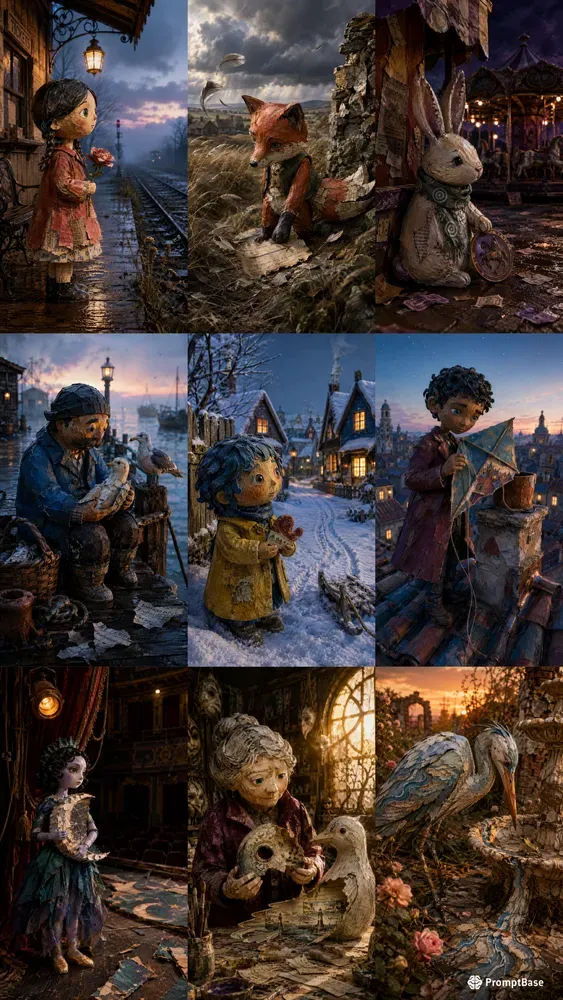 Storytelling Papiermch Figures