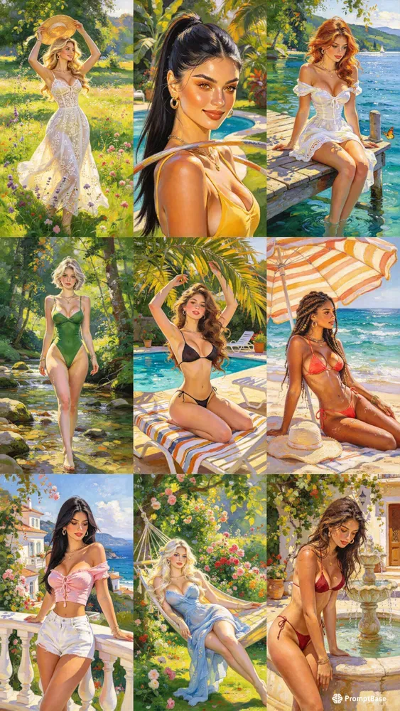 Impressionist Summer Paintings