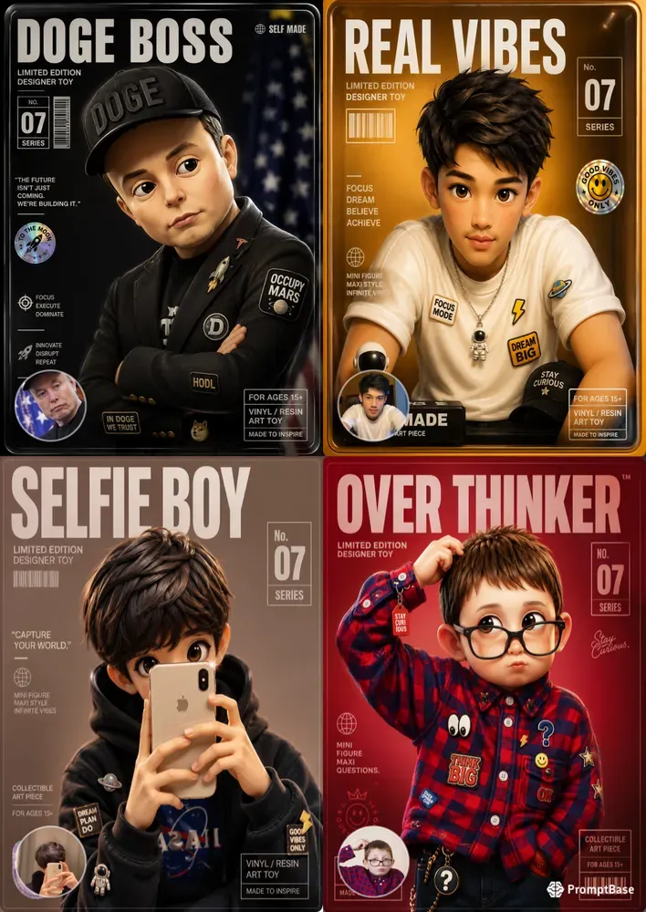Collectible Premium 3D Vinyl Figures