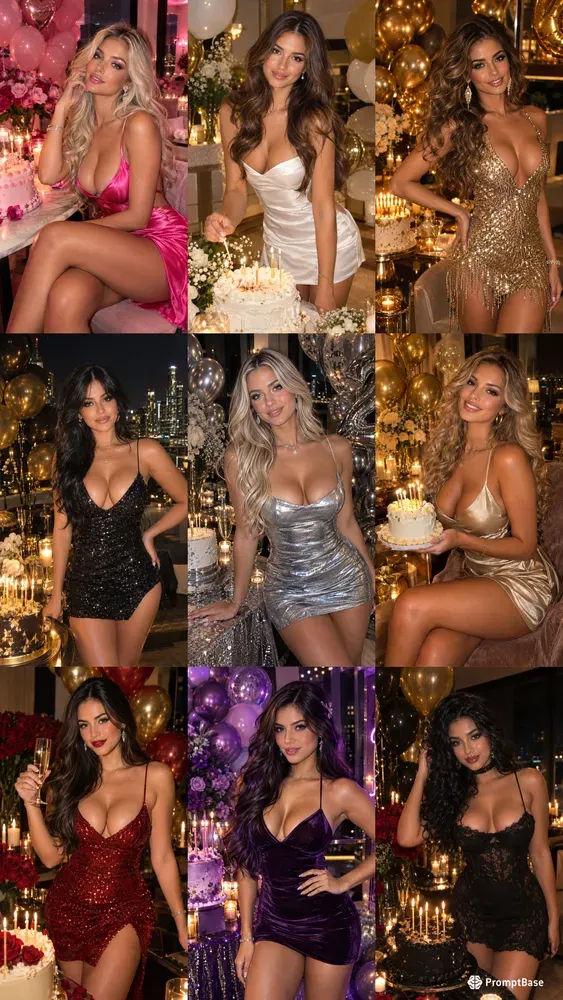 Hyper Realistic Birthday Girls