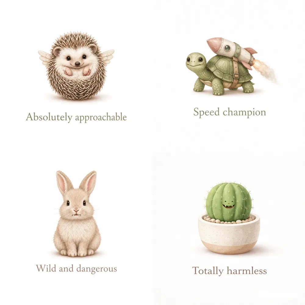 Pastel Boho Creatures Wall Art