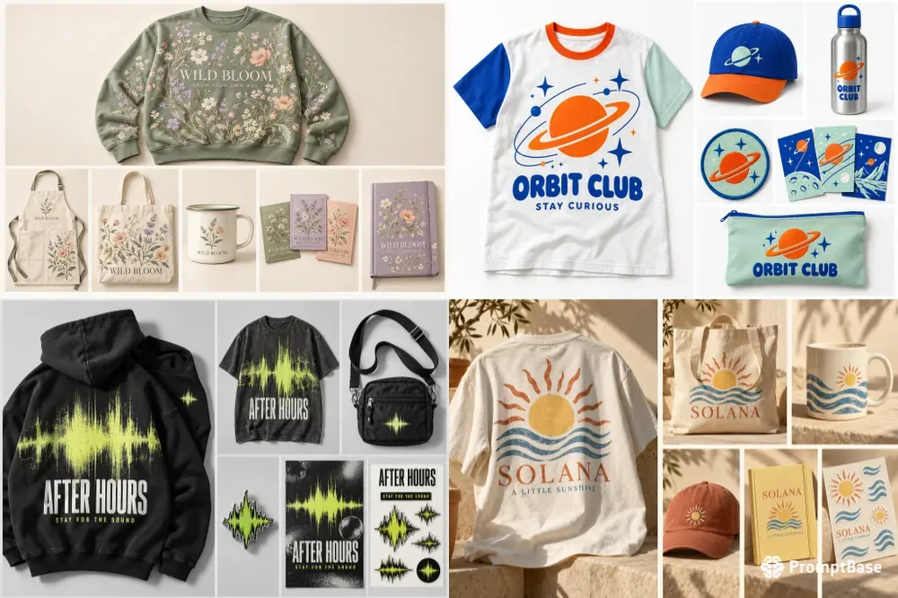 Cohesive Merch Collection Boards