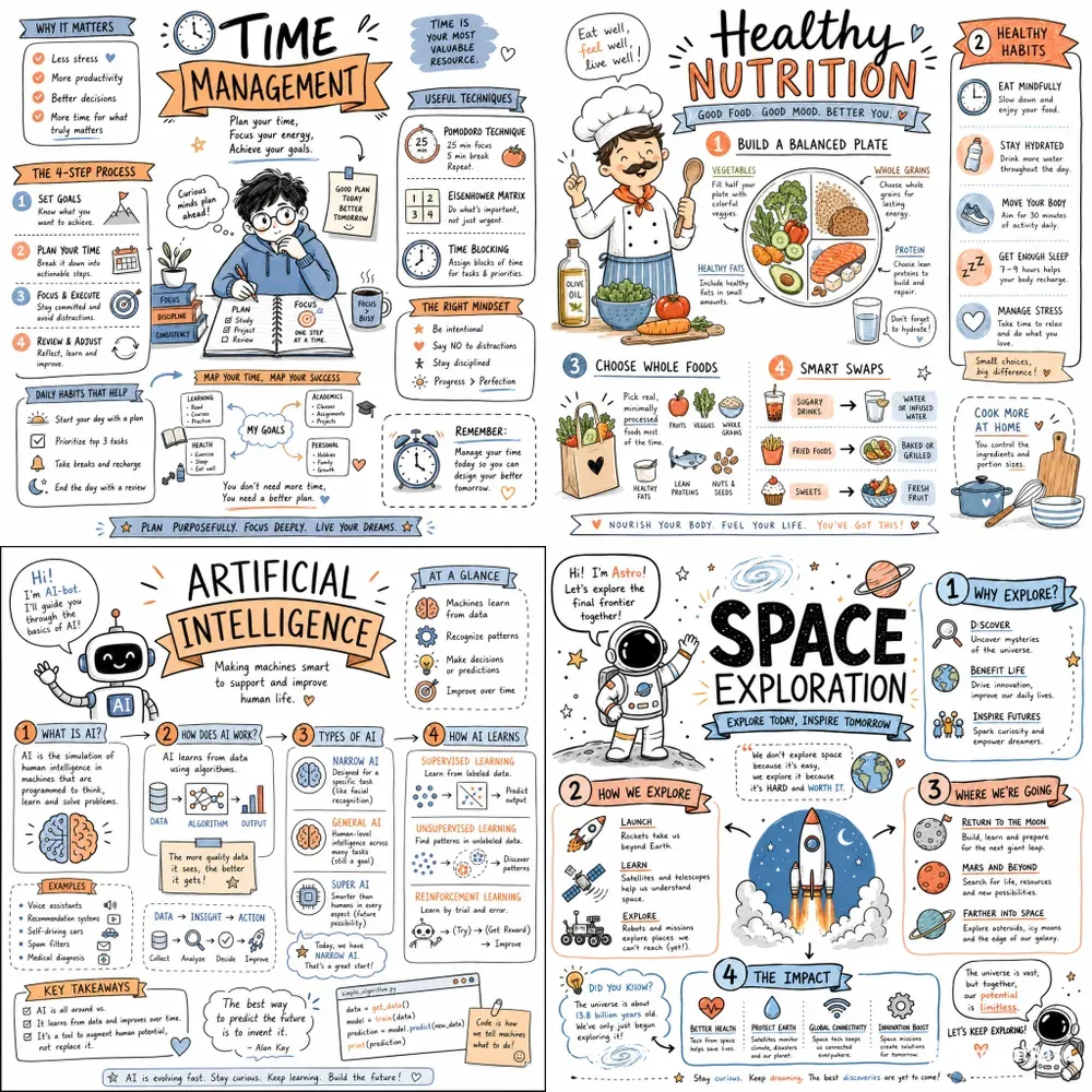 Sketchnote Infographic Style