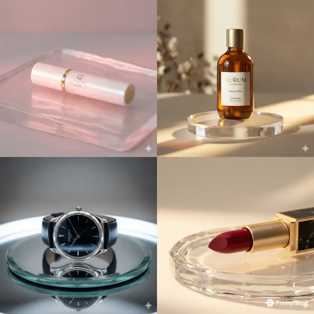 Glass Reflection Ad Product Reveals