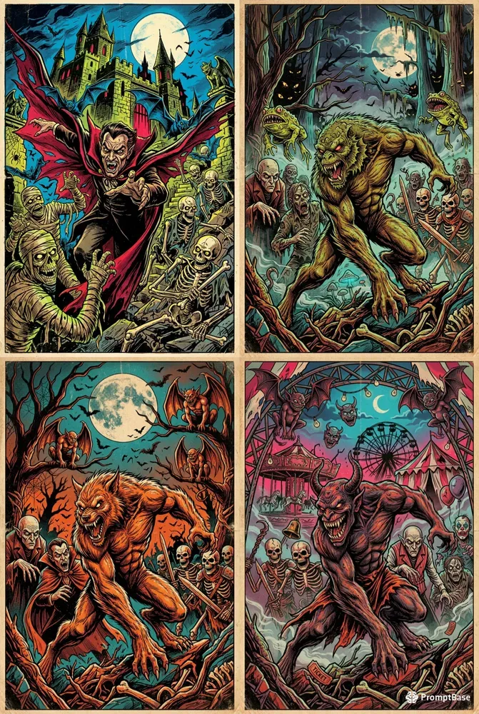 Vintage Horror Comic Art