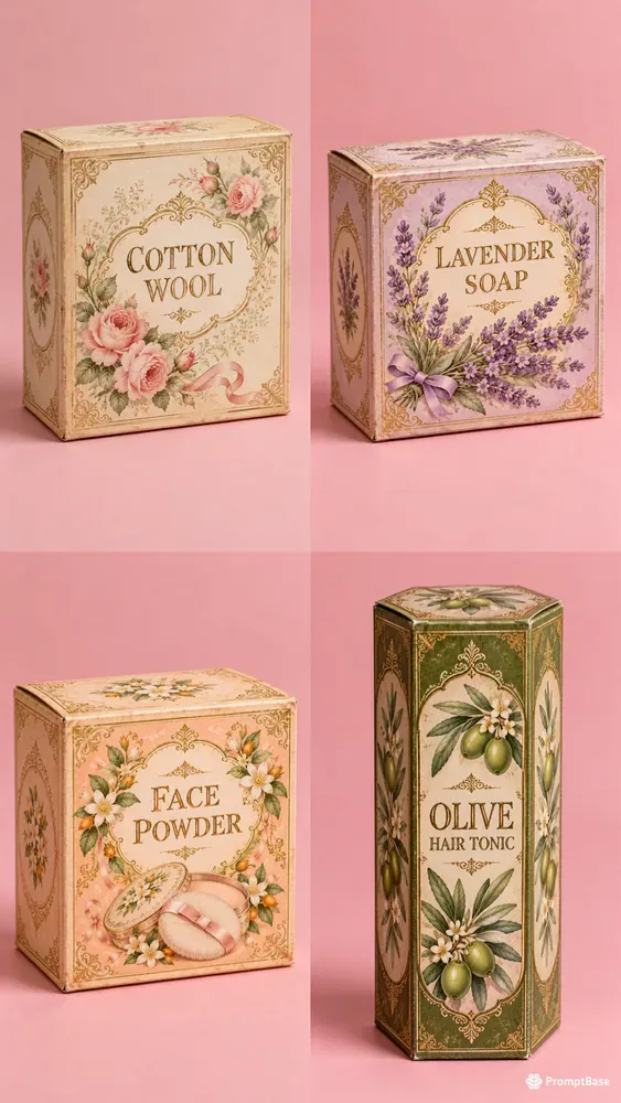 Cardboard Beauty Packaging Advertising