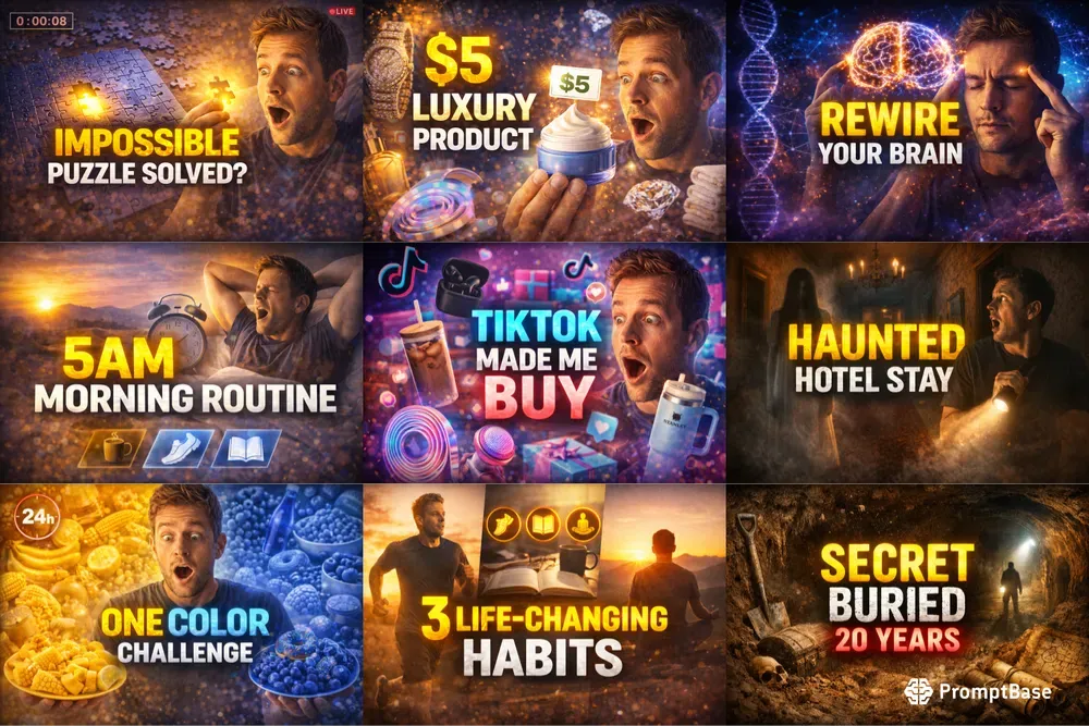 YouTube 3 Word Viral Thumbnails