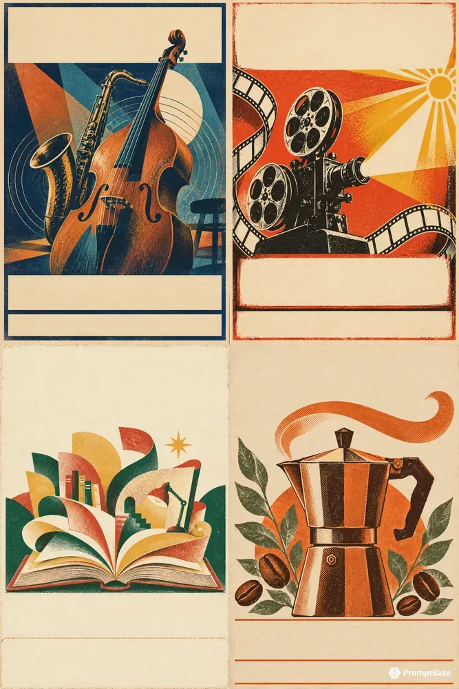 Vintage Riso Event Poster Studios