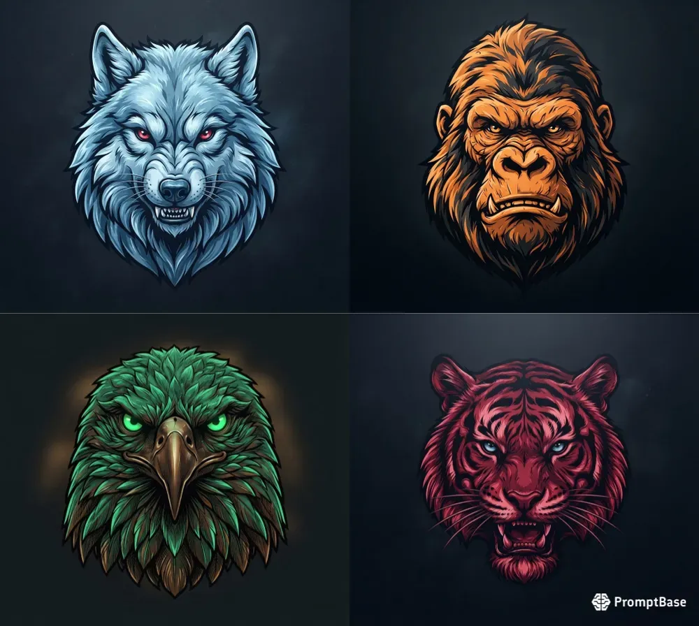 Animal Head Artwork Generator