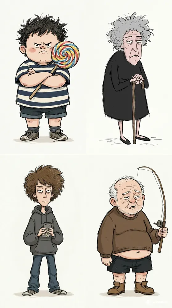 Quirky Cartoon Characters