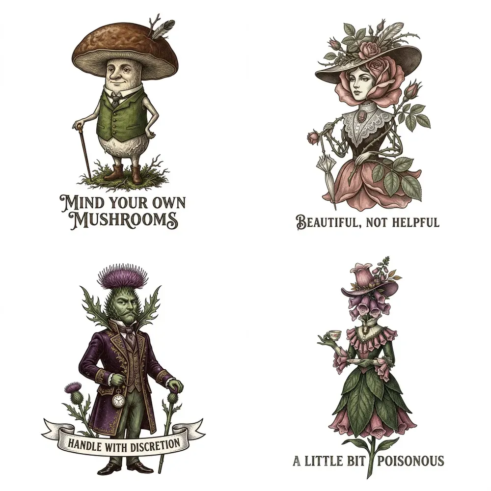 Botanical Oddities Characters