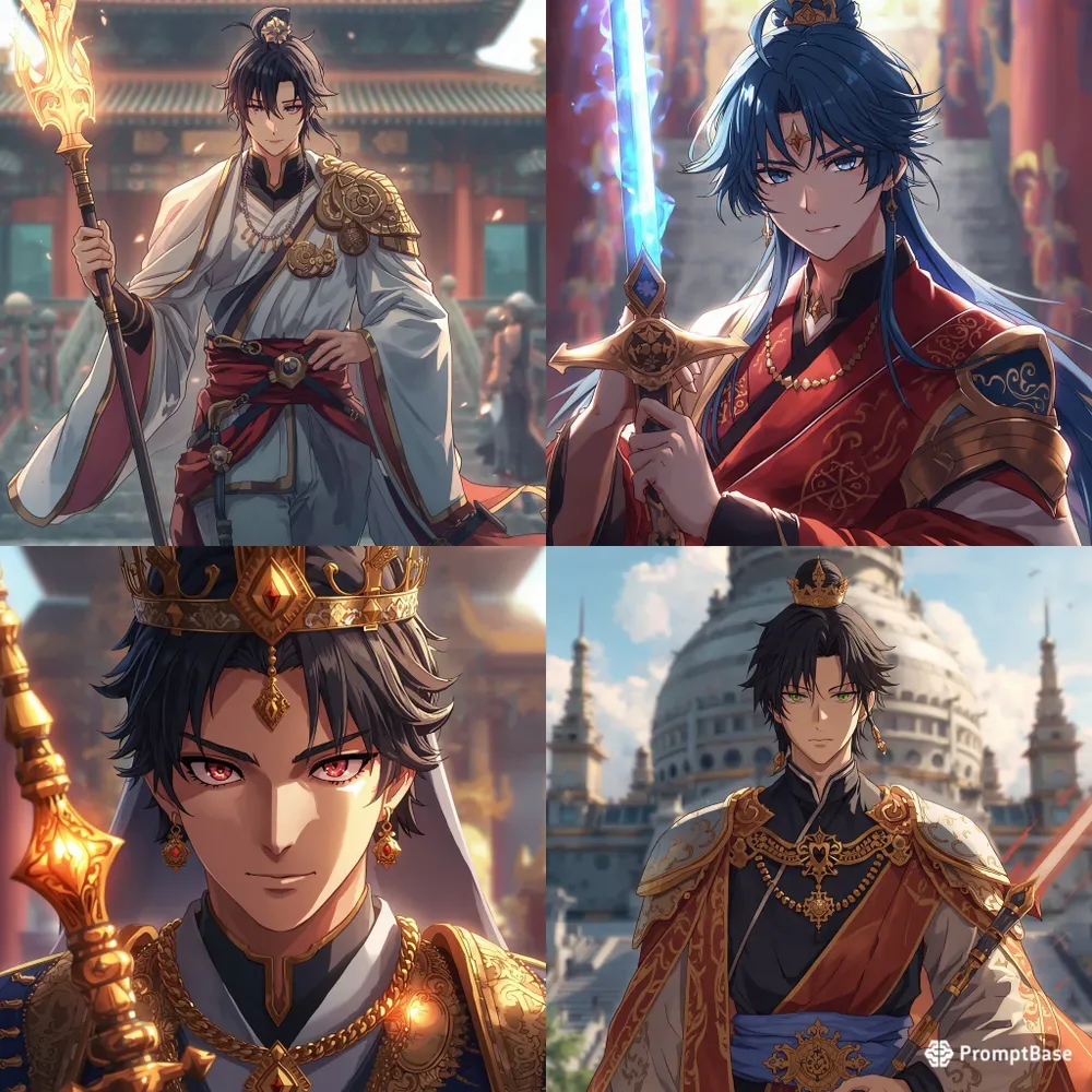 Epic Cyberpunk Prince Multi Poses