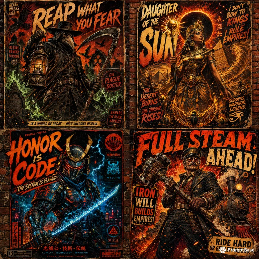 Inferno Bounty Hunter Posters