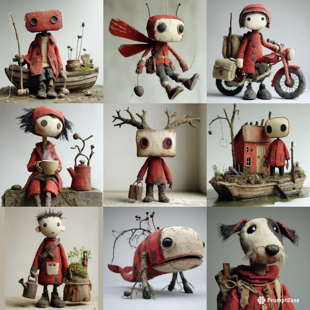 Handmade Folk Doll Artisan Crafts