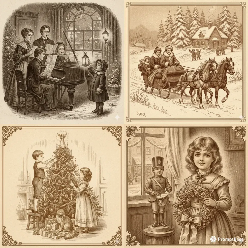 Vintage Holiday Postcards