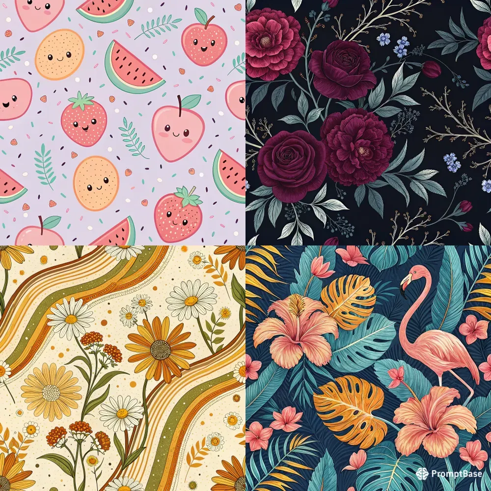 Seamless Floral Pattern Makers