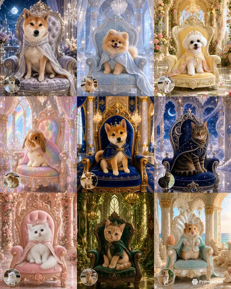 Your Pets Royal Fairytale Portraits