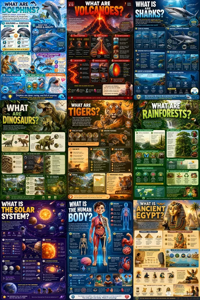 Kids Educational Poster Generator