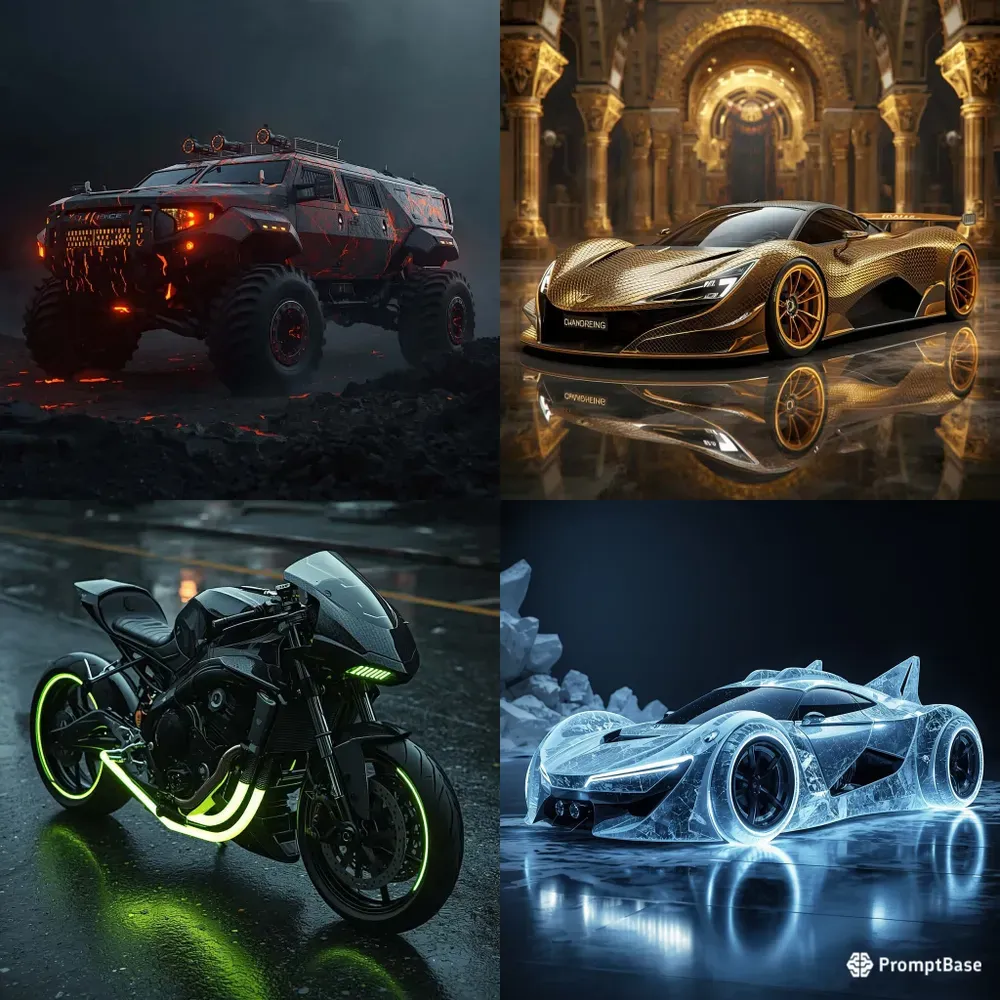 Cinematic Futuristic Vehicle Generator
