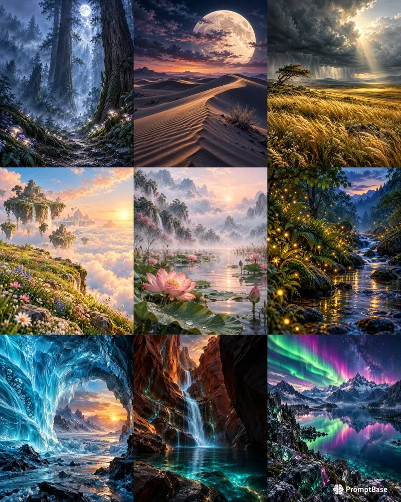 Dreamy Nature Scene Visuals