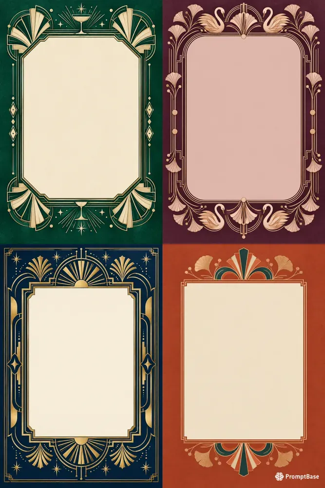 Neo Deco Celebration Borders