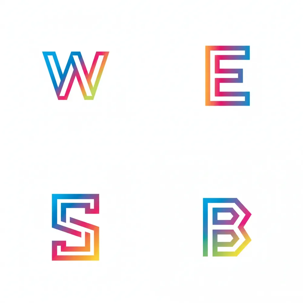Ultramodern Gradient Monogram Generator