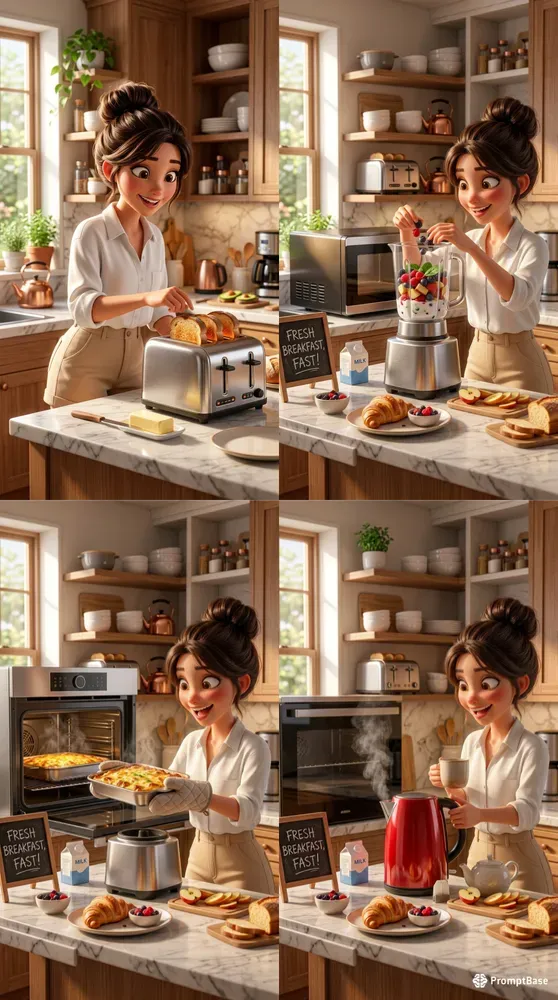 3D Animated Kitchen Product Ads
