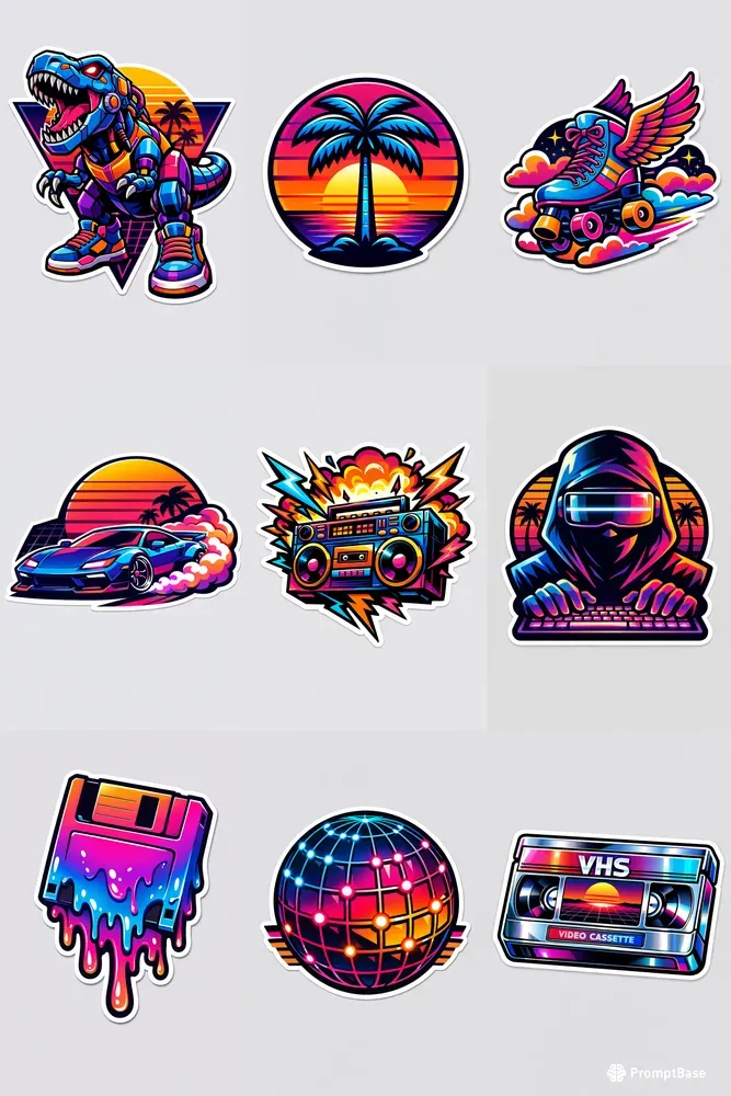 The Infinite Sticker Engines